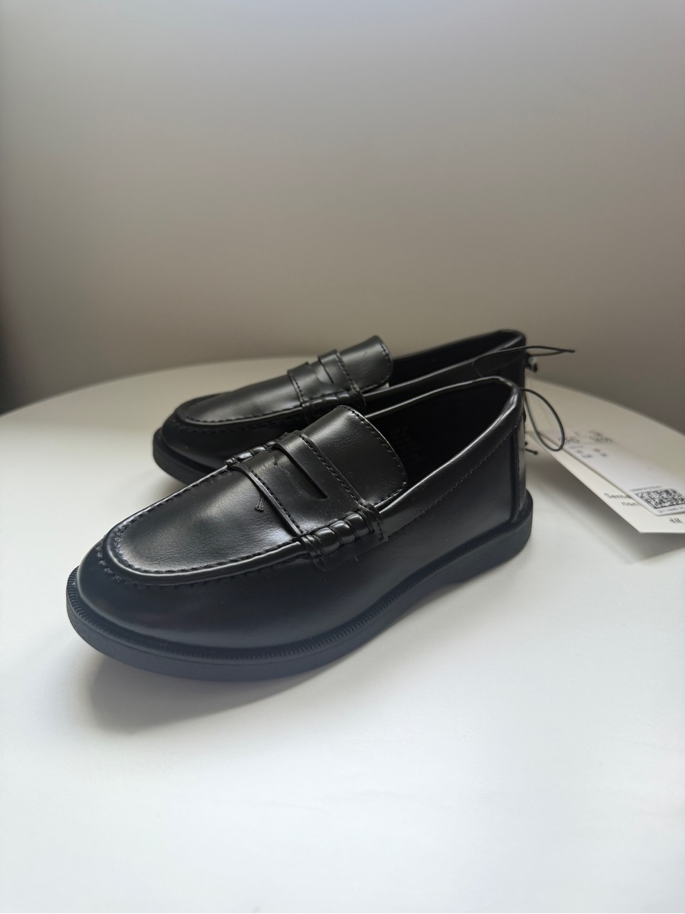 H&M Kids Black Penny Loafers Dress Shoes – Size 10 – NWT